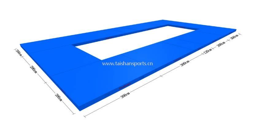 Tapis d'atterrissage pour trampoline